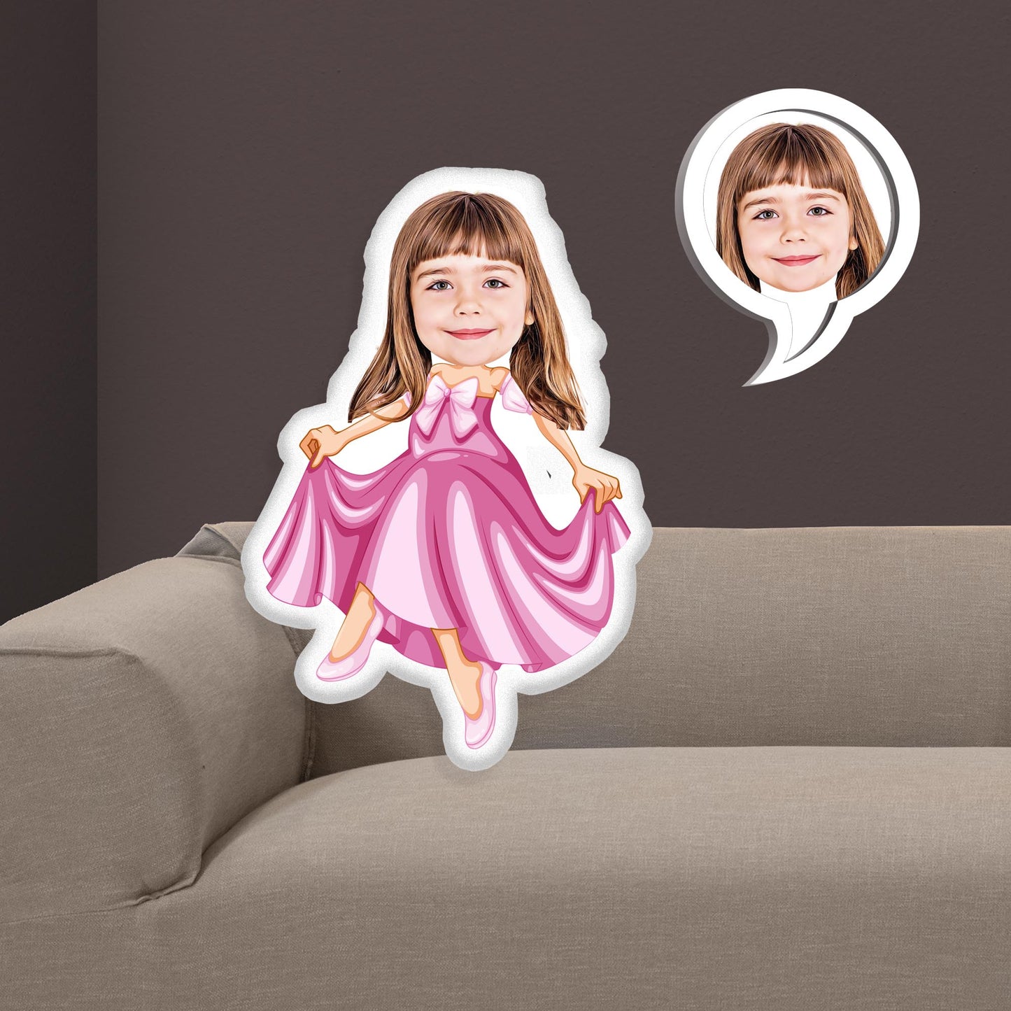 Kişiye Özel Fotoğraflı Barbie Yastık - 116131