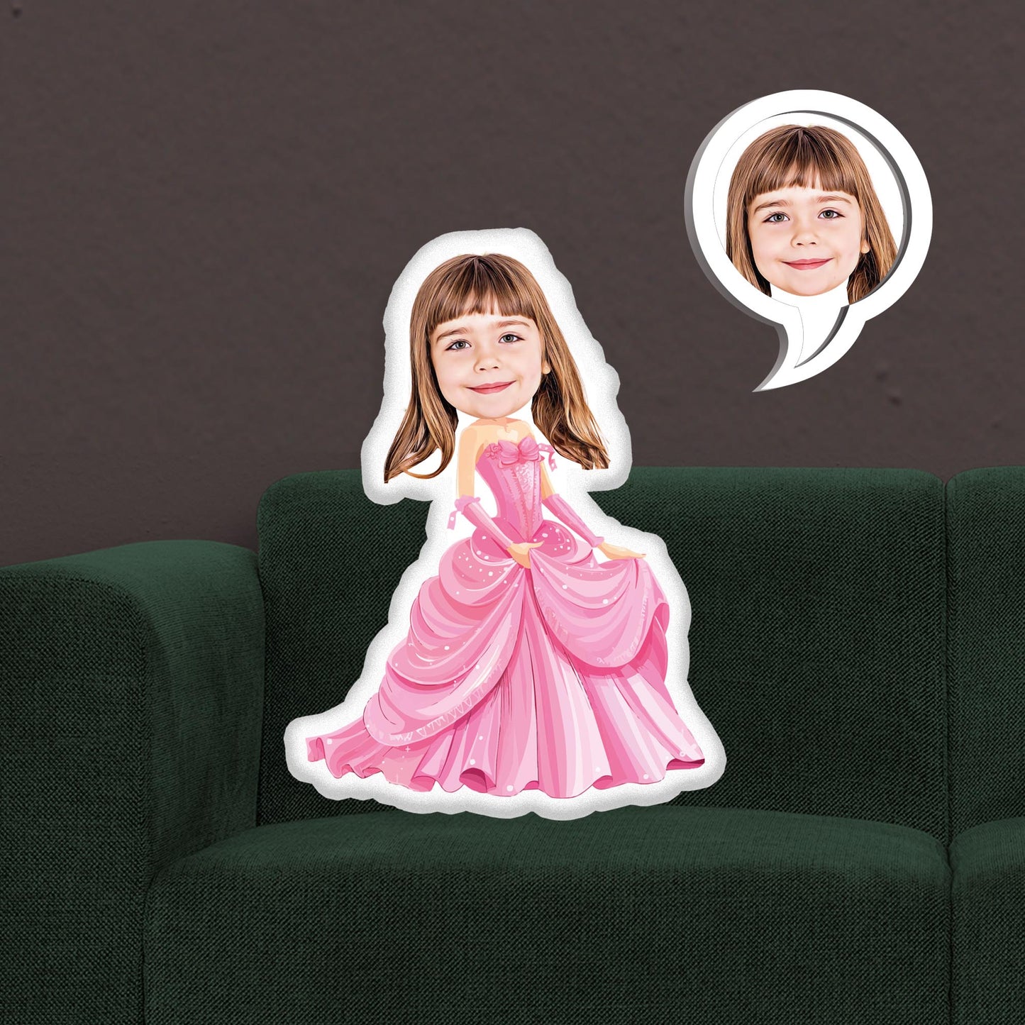 Kişiye Özel Fotoğraflı Barbie Yastık - 116132