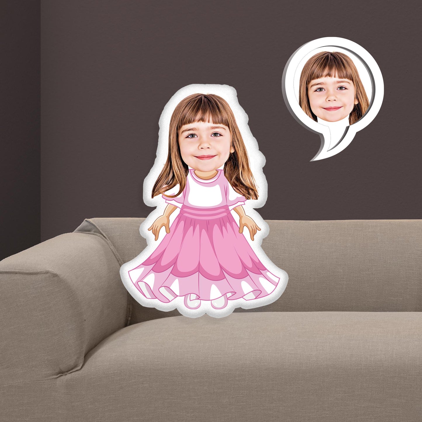 Kişiye Özel Fotoğraflı Barbie Yastık - 116136