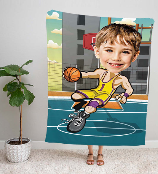 eJOYA Kişiye Fotoğraflı Spor Temalı Tasarım TV Battaniyesi 115955