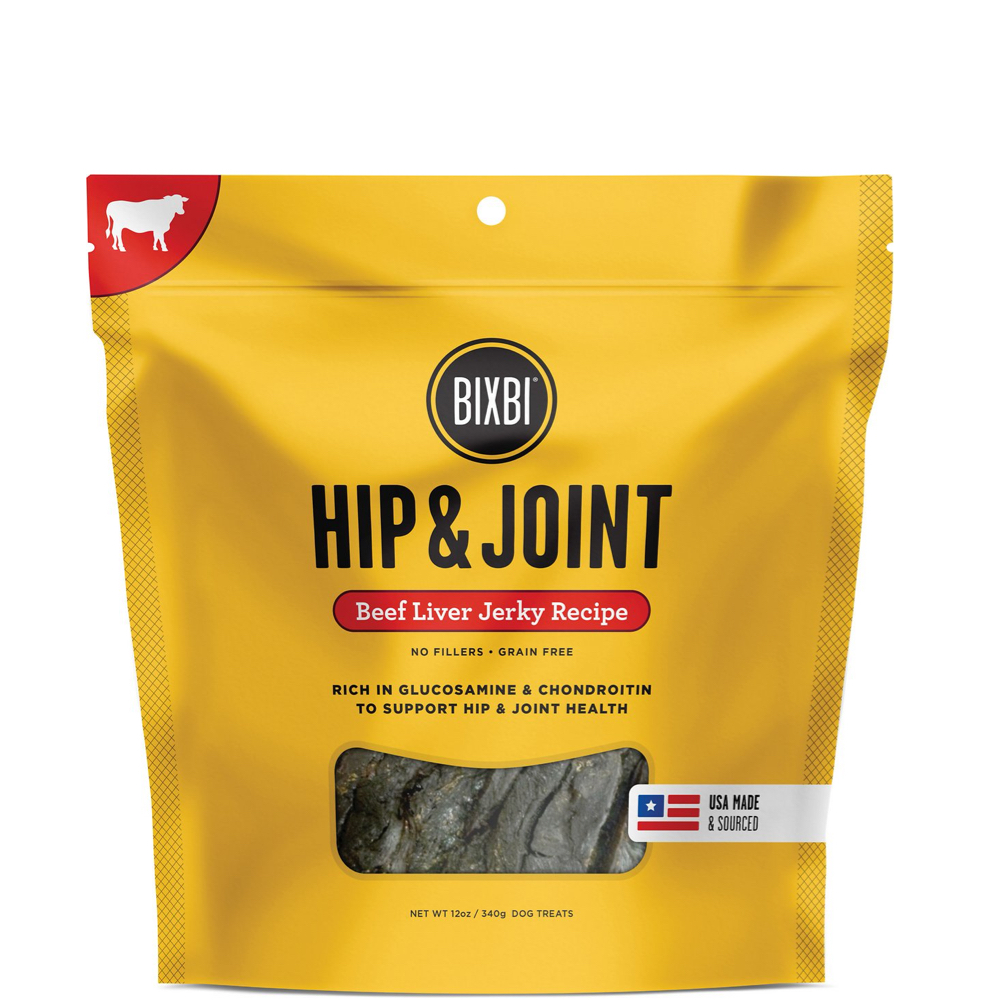BIXBI Hip & Joint Beef Liver Jerky Recipe Dog Treats